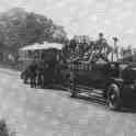 22-400 Midland Red Bus with Wigston Co-operative Society Staff  Wigston Magna 1920's