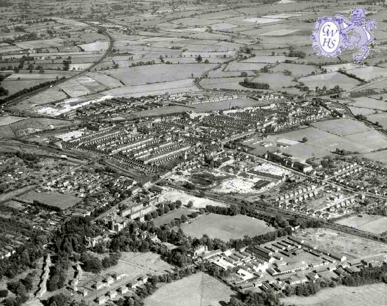 24-065 Aerial view of South Wigston - 1959