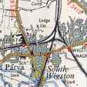 23-369 Map of Stations ion Wigston - Ord Survey c 1960