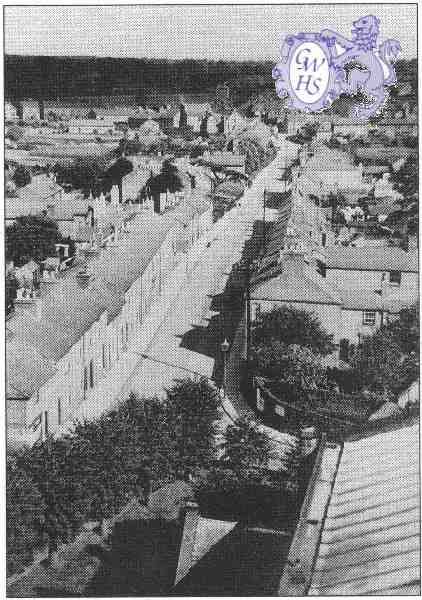 22-172 Moat Street Wigston Magna circa 1934 taken from tower of All Saint's Church 