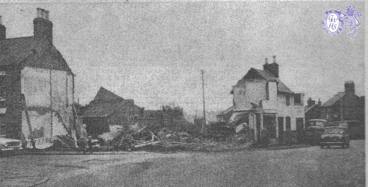 22-471 Demolition of shop and cottage at corner of Long Street and Moat Street  Wigston Magna 1967 