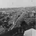 23-030 View from All Saints' Church looking down Moat Street in 1950 - Wigston Magna