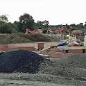 33-974 New Roundabout at entrance to the new Meadows Estate Newton Lane Wigston Magna July 2018