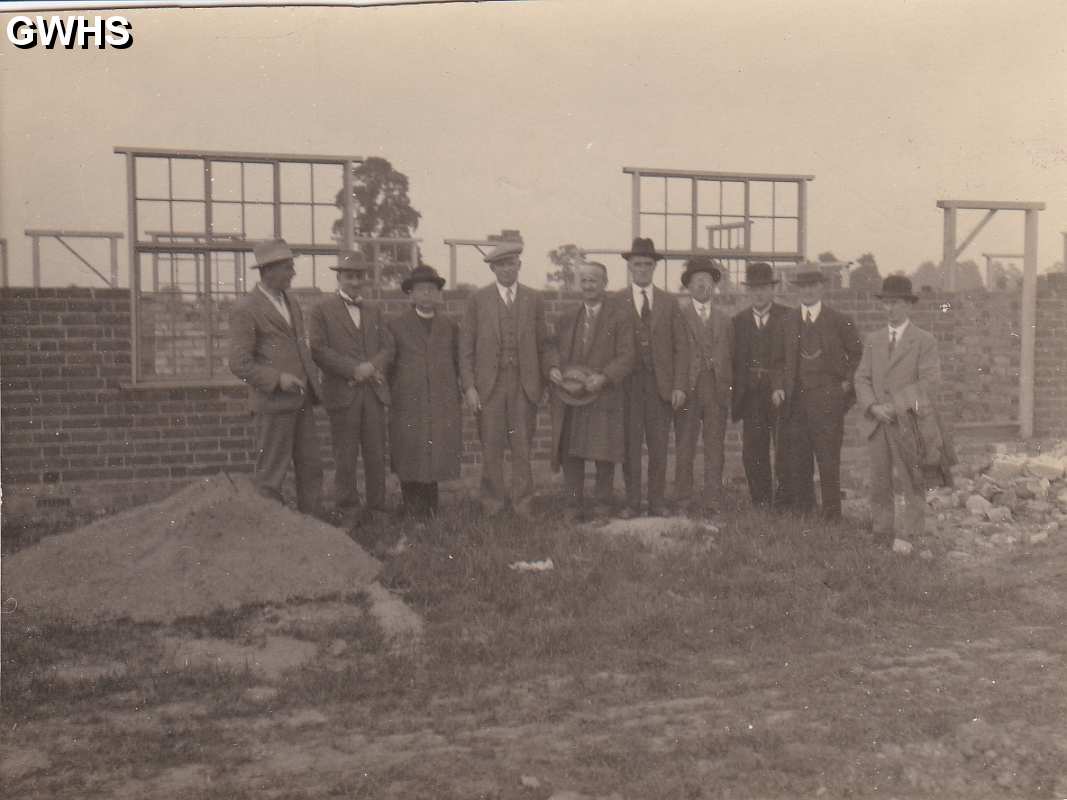 9-16 Beginning of Building at Northfield Avenue Wigston Magna 1929