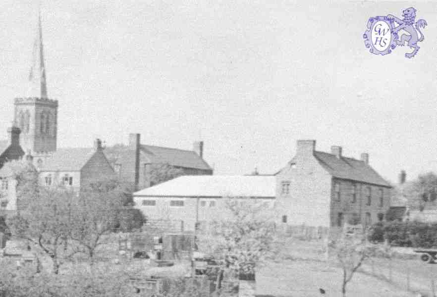 29-641a The old asylum buildings in Newgate End, Wigston Magna 1950's