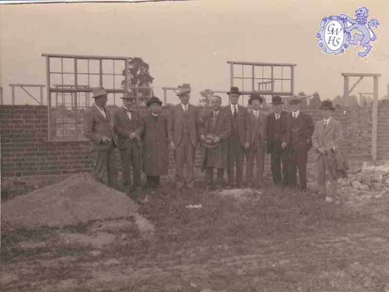 9-16 Beginning of Building at Northfield Avenue Wigston Magna 1929