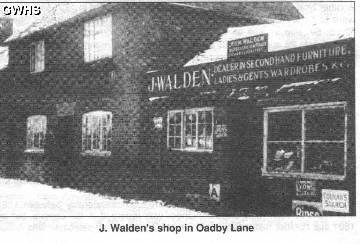 14-065 J Waldons Shop Oadby Lane Wigston Magna