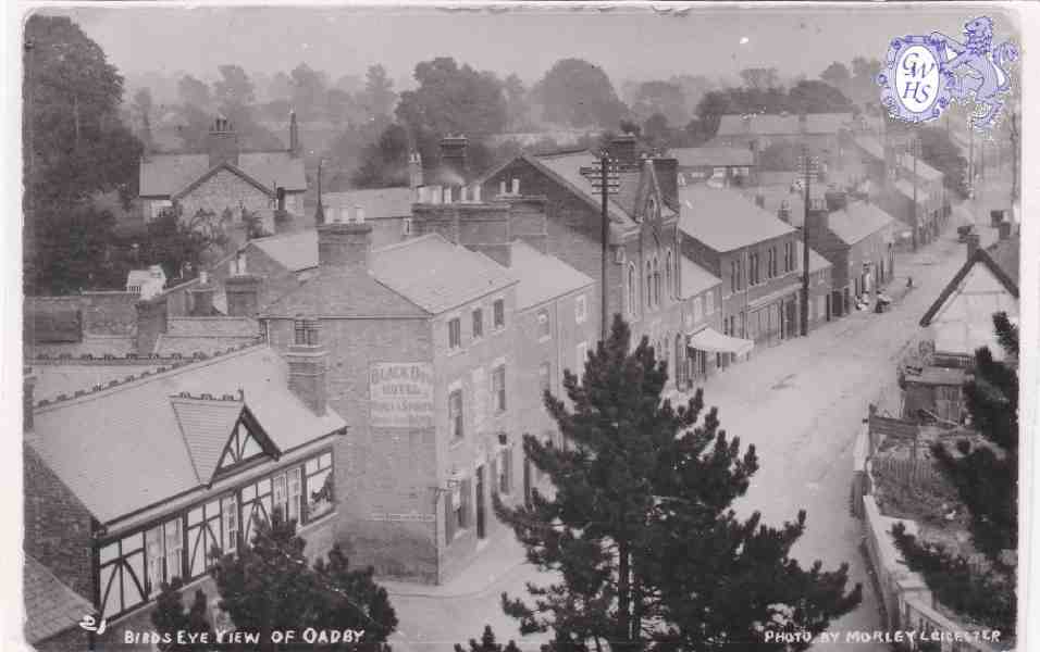 7-78 Birds Eye View of London Road Oadby