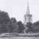 26-454 St Wolstan's Church taken from Oadby Lane Wigston Magna c 1904