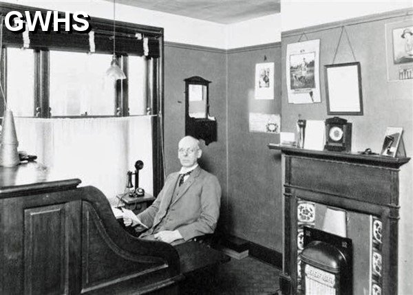 30-835 1878 John George Glover in the office of J G Glover South Wigston