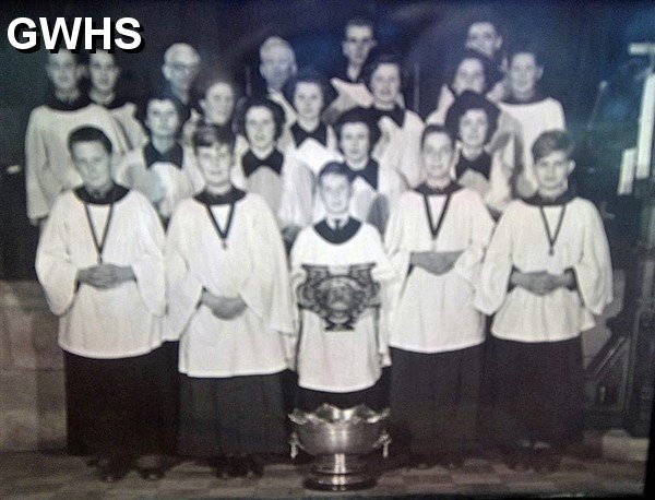 30-924 St Thomas Church Choir South Wigston 1951