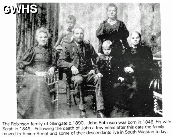 34-737 The Robinson family of Glengate Blaby Road South Wigston 1846