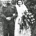 34-154a Marriage of Harry Slaney to Peggy Russell 11-11-1944 + Poem