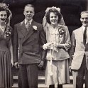 34-837 Wedding of Edward Fenwick and Marjory early 1950's