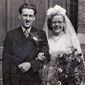 34-881 Wedding of George Snutch to May Oldershaw at Congregational Church Blaby Road South Wigston