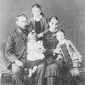 35-703 Henry & Jane Dougherty and daughters South Wigston c 1880