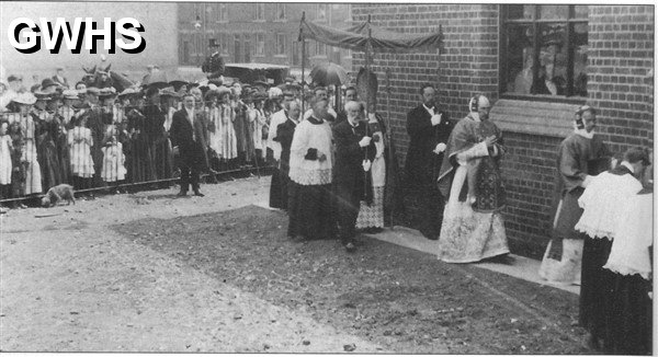 22-070 Opening Ceremony at St Mary's Catholic Church, Countesthorpe Road, South Wigston July 1905
