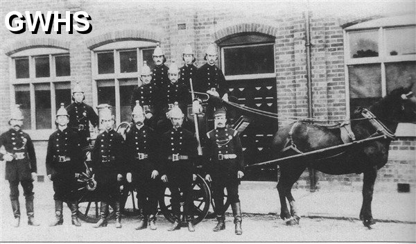 22-079 Wigston Fire Brigade based in Station Street South Wigston circa 1907