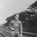 22-176 Eddie Brandon on leave circa 1944 at South Sidings South Wigston