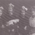 23-750 Mrs Gudgeon and her 3 daughters - Vera - Masie - Hazel South Wigston
