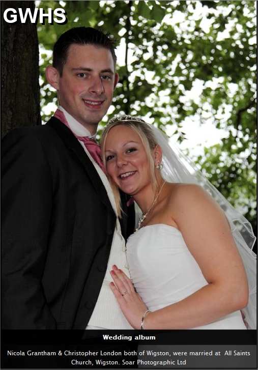 15-097 Nicola Grantham & Christopher London of Wigston Married at All Satints Church Sept 2009