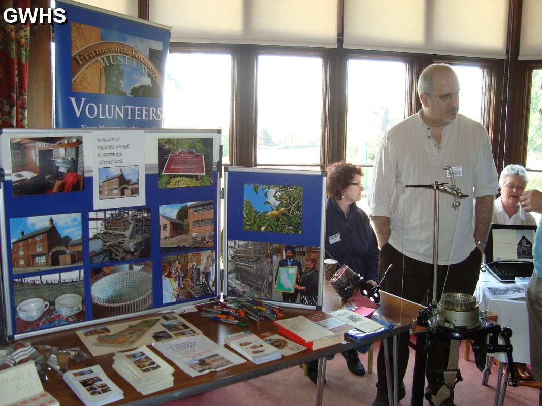 23-671 Beaumanor Hall History Fair showing the GWHS table in May 2013
