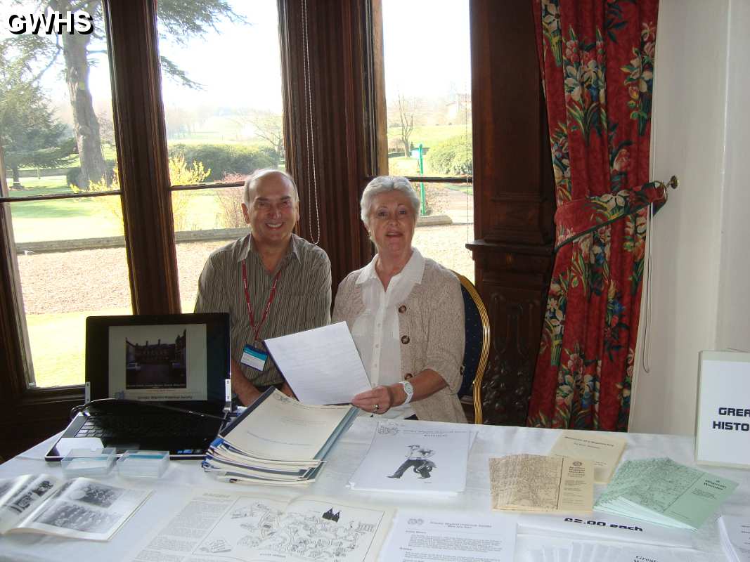 23-673 Beaumanor Hall History Fair showing the GWHS table in May 2013