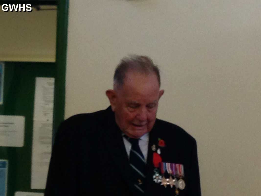 30-812 Kenneth Arthur Grain being presented with the Legion d'Honneur 8 December 2016 Freer Centre Wigston Magna