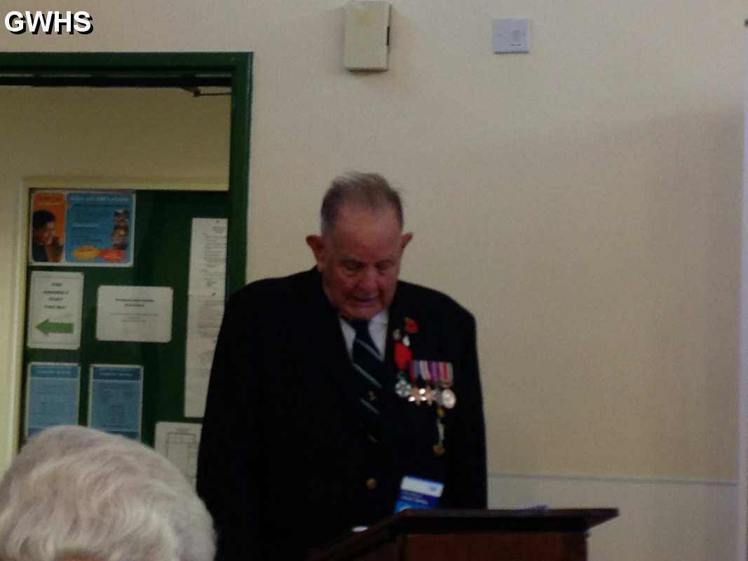 30-813 Kenneth Arthur Grain being presented with the Legion d'Honneur 8 December 2016 Freer Centre Wigston Magna