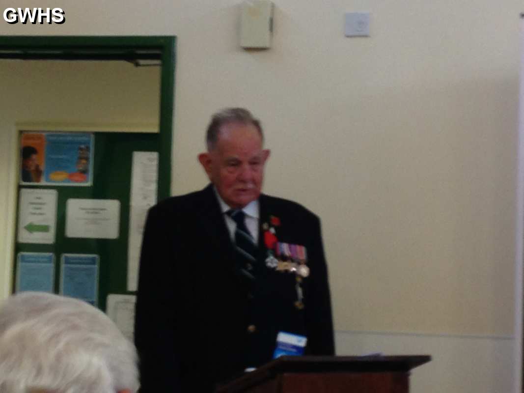 30-814 Kenneth Arthur Grain being presented with the Legion d'Honneur 8 December 2016 Freer Centre Wigston Magna