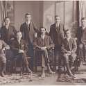 9-22 Harry Holmes and his Bible Class at Moat Street Chapel Wigston Magna 1920's