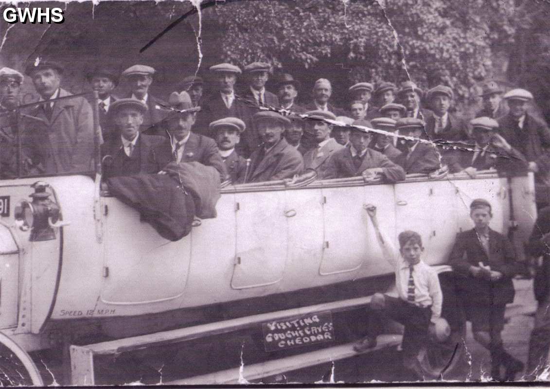 23-701 Oliver Dann- sitting front row 4th from left on an outing to Goughs Cave Cheddar