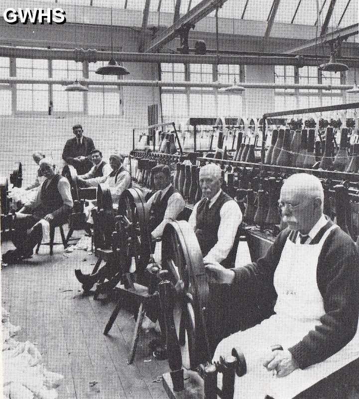 30-397 Yarn winding at Broughton's Hosiery Wigston Magna 1928