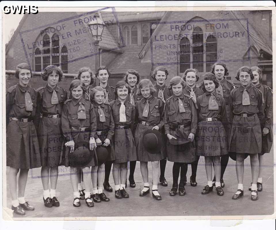 30-630 1st Wigston Guides Bazaar at the National School 1938