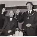 30-471 George Broughton left and Duncan Lucas at the Wigston Co-operative Society