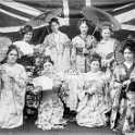 30-743 Empire day Wigston I recognise my Great Aunt Elizabeth Bolton 3rd in front row from left 1909.