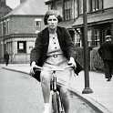 31-096 Ida Hampson now West cycling along Long Street near the Memorial Park circa 1939