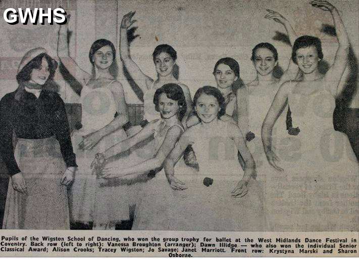33-833 Pupils of the Wigston School of dance 1978