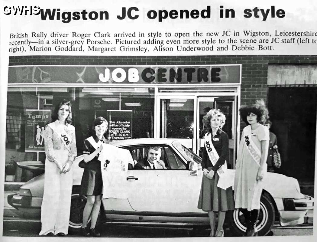 34-003 Wigston Job Centre opening 1978