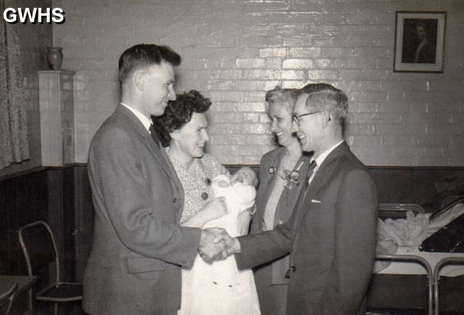 34-226 Duncan & Jean Lucas – Ann’s christening and Doris Cooper (from Doris’s wool shop, I think on Leicester Road) and her husband Roy