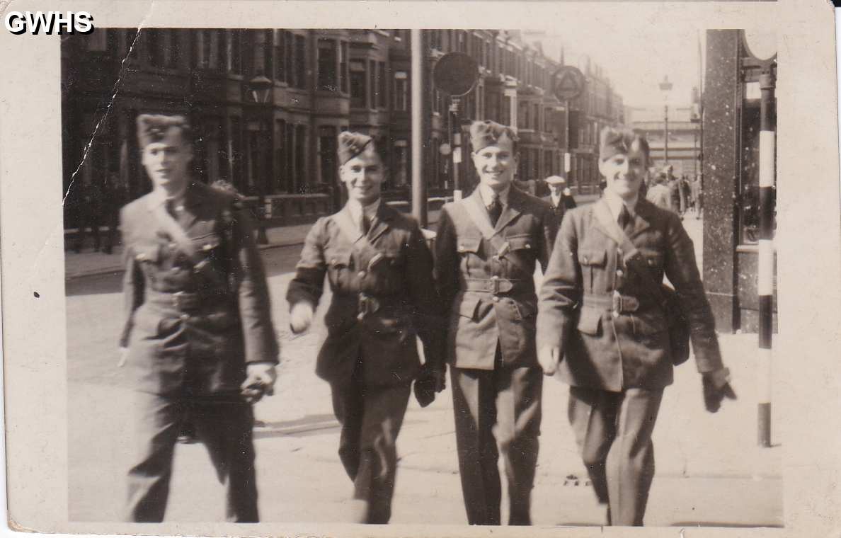 34-422 Max Daetwyler 3rd from left in Blackpool Aug 1940