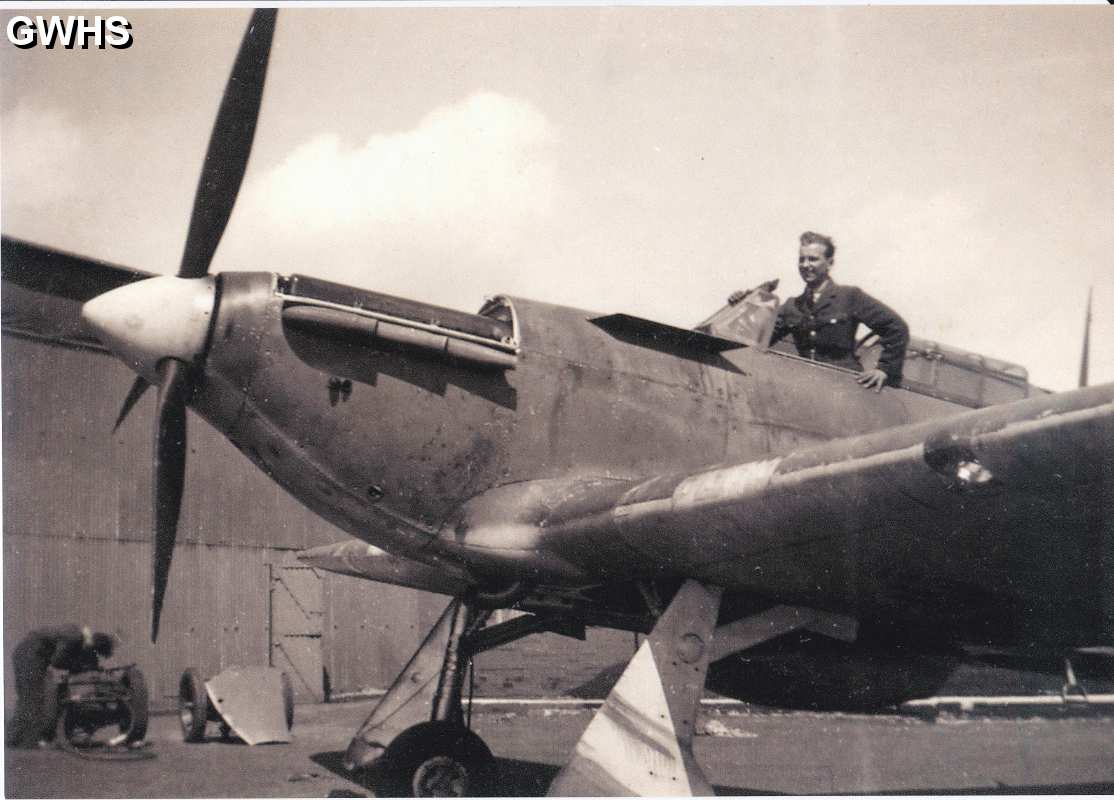 34-452 Max Daetwyler servicing a Hawker Hurricane at RAF Valley 1941