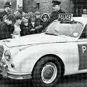 33-370 Wigston Magna 1968 and a police motor patrol driver explains his duties to schoolchildren