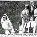 33-510 1955 Wedding of Mr. Barrie C. EADY & Avice M. DOUGLAS (of Wigston), at St. Stephen's Church.