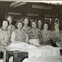 34-544 Isobel Mawby 3rd from left working at the Wigston Laundry