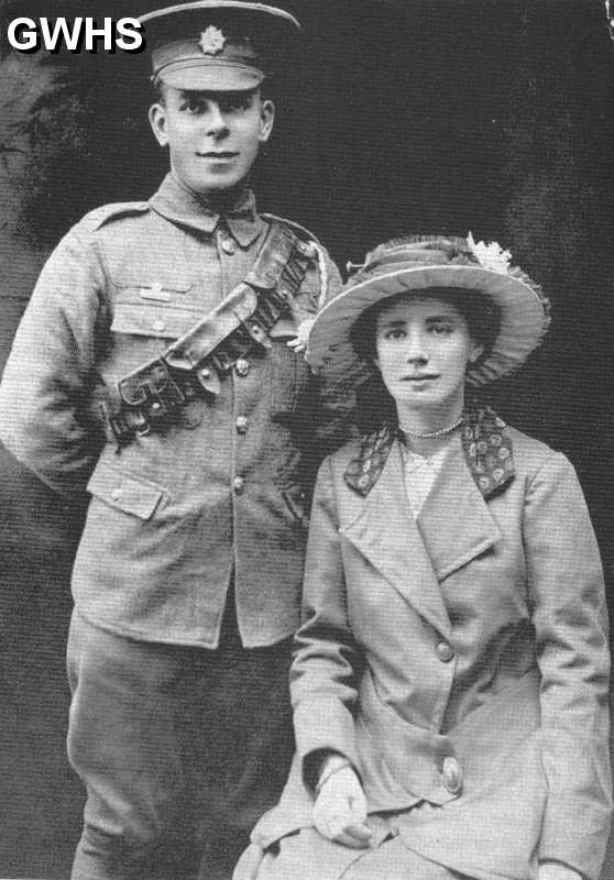 22-341 Les Forryan and his wife Maggie 1919 Wigston Magna