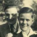 22-487 Eric George and Barrie Edward Forryan Wigston circa 1946  