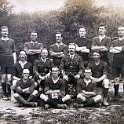 3-30 Army football team with Les Forryan back 3rd from left 1914-18