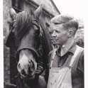 6-1 Duncan Lucas with Betsy the horse c 1950