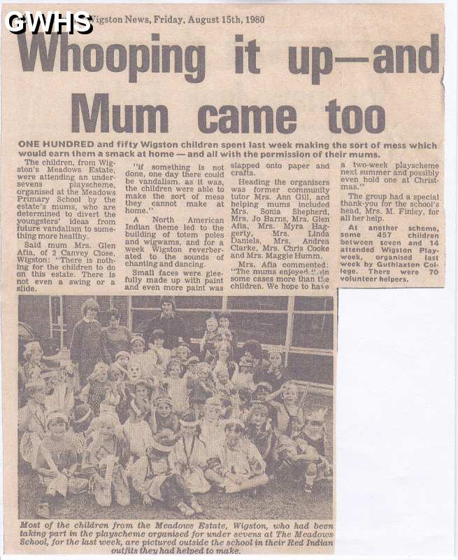23-882 Wigston Meadows Estate Play School August 1980